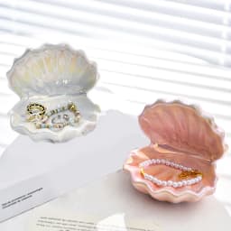 Seashell Jewelry Tray Key Holder Ring Dish Necklace Storage Display ganizer Shell Bowl Trinket Box wedding Seashell gift Boxes