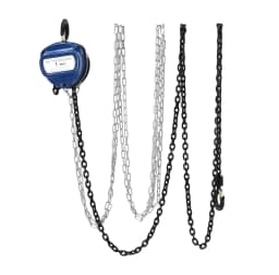 Professional Hand Chain Hoist Crane 1T / 1000kg, Lever Hoist, Chain Length 4 m with 2 Hooks Manganese Steel 360 Degree Swivel