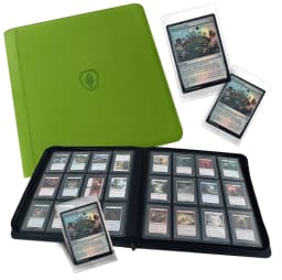 Holds 384 Toploaders | 12-Pocket | Ringless Double-Sided Pockets | Premium Top Loader Binder for Trading Cards