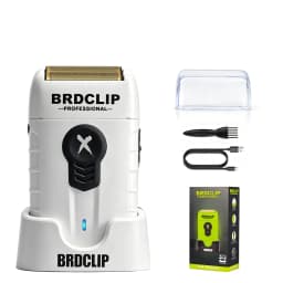 Professional Floating High Speed Foil Shaver Hair Beard Trimming Set Electric Trimmer for Man with Base BRDCLIP