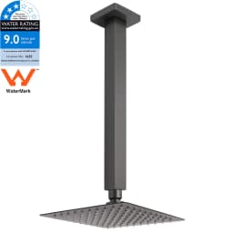 **Sydney Stock** KYLINS Brushed Gold Gun Metal Chrome Black 8-16'' Rain Shower Head Set Ceiling Arm Mixer Taps WELS WATERMARK