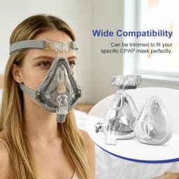 Reusable Cpap Liners for Mask Comfort Covers to Reduce Air Leaks Skin Pressure Irritation Easy to Clean Fabric Accessories