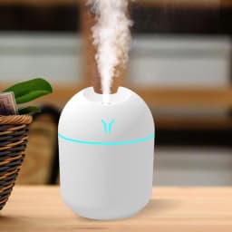 USB Mini Air Humidifier Aroma Essential Oil Diffuser For Home Car Ultrasonic Mute Mist Maker Diffuser with LED Color Lamp