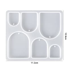 Earring Pendant Silicone Mold Epoxy Resin Mixed Style Jewelry Making Casting Molds DIY Charms Pendant Mould Creative Craft DIY