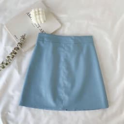 Solid Zipper Wrap Hip Leather Skirt Autumn Winter New Korean High Waist Mini Skirt Female Chic Sexy Club A-line Pu Skirts Women