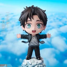 Chibi Eren Yeager Attack On Titan Anime Figure Gk Model High Quality Desktop Ornament Trendy Toy Gift For Adult Anime Collector