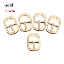 5Pcs Metal Leather Bag Buckles Shoe Shoulder Strap Belt Buckle Adjust Roller Pin Buckle Snap DIY Handbag Repair Accessories