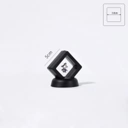 3D Floating Frame Gemstone Coin Box Clear Jewelry Bracelet Display Stand Ring Pendant Holder Protect Jewellery Presentation Case