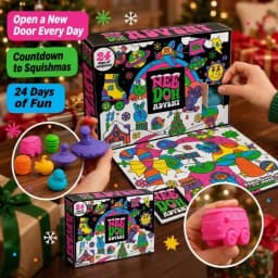 NeeDoh Advent Calendar Gift for Teens 24 Day 3D PVC Dolls Countdown Christmas 2026 New Year Surprise Squeeze Toys Party Gifts