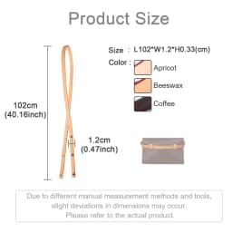 Berry&Snowy Luxury Shoulder Strap Replacement For LV Fiorentine Bag Accessories Vachetta Leather Strap