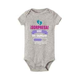 Surprise Baby on The Way Please Wait Printed Baby Jumpsuit Pregnancy Announcement Clothes Newborn Short Sleeve Bodysuit Romper