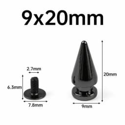 5/10/20Pcs Meetee Metal Punk Rivets Screwback Cone Studs Spikes for Leather Crafts Garment Rivet Bag Decor Nails DIY Accessories