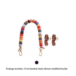 HAVREDELUXE Beaded Decorative Chain For Longchamp Mini Bags Into Colorful Handheld Non Destructive Modification shoulder Straps