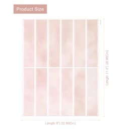 10 Sheets 3D Marble Wall Tiles Home DIY Wallpaper Waterproof Self Adhesive Wall Stickers for Kichen Bathroom Backsplash Decor
