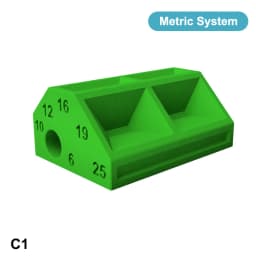 Multi-Size Parallel Marking Gauge Metric/imperial Plastic Carpentry Tool Precise Drawing Instrument For Wardrobe Cabinet Making