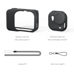 For Insta360 GO Ultra Silicone Case for Insta 360 Ultra Action Camera Protective Cover With Lens Protection Film Accessories