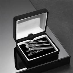 Wed Tie Clips For Men Short Pin Tie Wedding Guests Gifts With Box Tie Clipper To Man Shirt Black Man Cufflinks Fashion Jewelry
