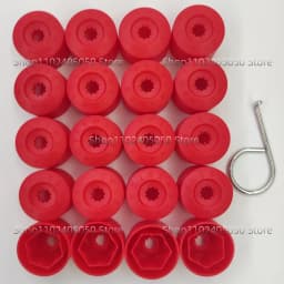 Car Wheel Lug Nut Bolt Cover Cap 17mm for VW Volkswagen Scirocco Touran Tiguan Jetta Golf MK7 GTI Passat B5 CC Skoda Decorations