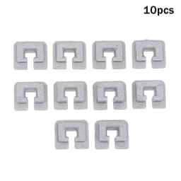 5/10 Pcs Aluminum Alloy Trimmer Head Eyelet Square Cord Buckle Replacement Parts Gardening Tools Lawn Mower Trimmer Accessories