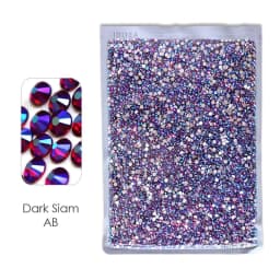 Bulk Wholesale AB Colours Big Package Non Hot Fix Rhinestone ss16 ss20 ss30 Flat Back Crystals Strass Stone For Nail Wedding