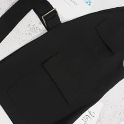 [EAM] Black Pocket Irregular Long Adjustable Belt Personality Women New Fashion Tide All-match Spring Autumn 2026 1DF2075