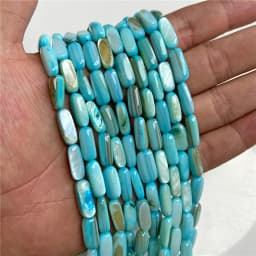 15X6mm Long Stripe Shell Beads Point Stick Mother of Pearl Shell Slice Loose Beads for DIY Making Jewelry Necklace Accessories