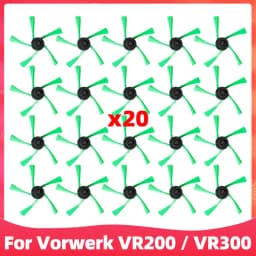 Fit For Vorwerk VR200 / VR300 Vacuum Cleaner Replacement Spare Parts Main Rubber Rolling Brush Side Spin Brushes Hepa Filter Set