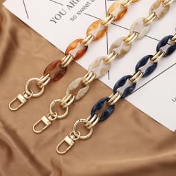 1PC 40/60cm Acrylic Handbag Chains Shoulder Bag Strap DIY purse Chain Resin Chains Handles Belt Parts Bag Accessories