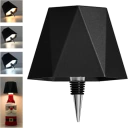 Wireless Wine Bottle Lamp Type-C Touch Control 3 Colors and Stepless Dimming LED Desk Light For Bar Cafe Atmosphere Night Light