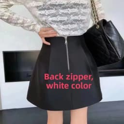 High Waist A-Line Skirt Half-length Elegant Style Commute Polyester Blend Hand Ironed Pleats Spring Collection Women's Fashion