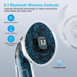 TWS Wireless Bluetooth Headphones - Sophisticated and Simple Design, Hi-Fi Sound Quality, Long Battery Life, Multiple Functions