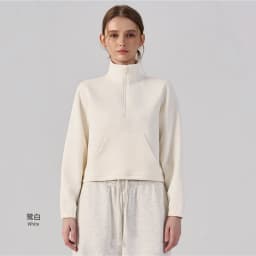 Women Half Zip Pullover Stand Collar Sweatshirt Autumn Winter Outdoor Sports Long Sleeve Top Tennis Fitness Yoga Jacket