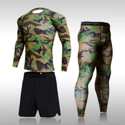 Men's Compression Sport Suits Gym Tights Training Clothes Workout Jogging Set Running Rashguard Tracksuit Sportswear For Men