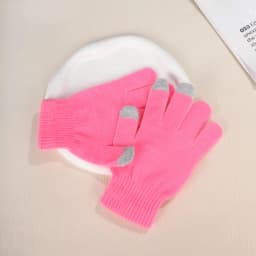 Winter Gloves New Men Women Touch Screen Texting Cap Active Smart Phone Knit Glove Solid Color Outwear Warm Wrist Gloves