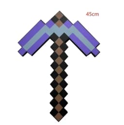30~45cm Minecrafte Foam Sword Blue Purple Grey Axe MC Shovel Diamond Pickaxe Yellow Sword My World EVA Toy for Outdoor Cos Toys