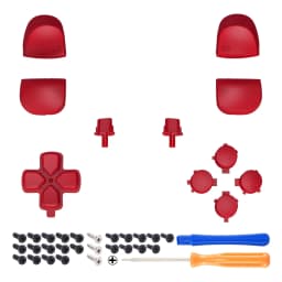 eXtremeRate D-pad R1 L1 R2 L2 Triggers Share Options Face Buttons, Full Set Buttons Compatible with ps5 Controller BDM-010 & 020