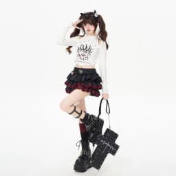 Y2k Mini Skirts Summer Women Black Gothic A-Line Pleated Skirt Harajuku Vintage 90s Aesthetic Kawaii Skirt 2000s Clothes