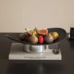 Plastic High Fruit Bowl Light Luxury Fruit Plate Multi-purpose Desktop Jewelry Aromatherapy Snacks Storage Plate Oval Tray Home