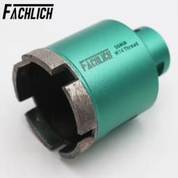 FACHICH 1pc M14 Dia20/25/35/40/45/50/68/75mm Welded Drill Core Bits Wet Drilling Marble Tile Ceramic Crowns Masonry Hole Saw