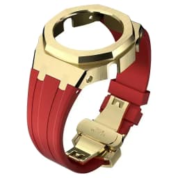 Mod Kit For Casioak GMAS2100 Stainless Steel metal Case Rubber Strap for Mod Kit GMA-S2100 4thGen Replacement shoc K Accessories