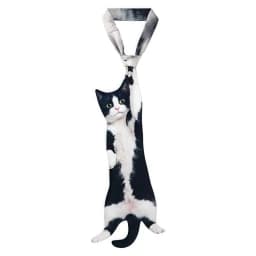 3D Fish Fish-shaped Men's Tie Animal Pattern Lifelike Kitten Necktie Satin Fabric Novelty Creative Neck Tie For Party Wedding