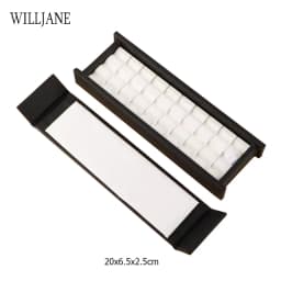 Jewelry Gemstone and Diamond Color Grading and Sorting Display Tray with Lid Gem Stone Box Beads Storage Organiser Travel Case