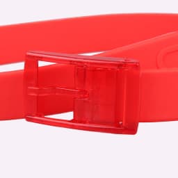 High Quality Unisex Silicone Pin Buckle Belt Candy Colorful Metal-free Anti-allergic Plastic Trouser Belts for Men and Women
