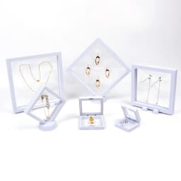 Jewelry Display Elastic Box Transparent PE Film Ring Earring Case Bracelet Necklace Storage Box Non-oxidized for Jewelry 1 Pcs