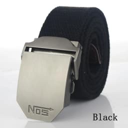 Tactical Thick 38mm Wide Canvas Belt for Men Casual Wide Automatic Belt Fashion Jeans Accessory Unisex