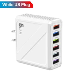 3.1A 6Ports USB Charger Fast Charging Mobile Phone Adapter For iPhone Samsung Xiaomi Huawei Multi Port Quick Charge Wall Charger