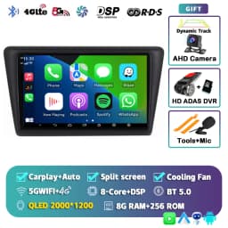 Android 16 Carplay Car Radio For VW Skoda Rapid 2013 2014 2015 2016 2017 2018 2019 Seat Toledo 2015 - 2018 GPS Multimedia Stereo