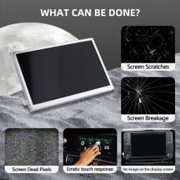 TDO-WVGA0633F00045 Replacement LCD Screen for VW MIB STD2 Discovery 6.5 inch 6.33 inch For VW MIB200 682 684 680 Central Control
