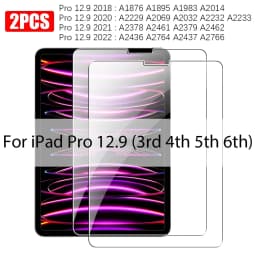 Tempered Glass Screen Protector for iPad Pro Air 2024 13 11 12.9 inch 9th 10th Generation for iPad Air 3 4 5 8th 7th Mini 6 Film