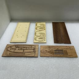 Mini Wooden Afro Liferaft DIY Handmade Kit Ship Model Toy Mahogany Canoe Model Toy Gift Lifeboat Ornaments Small Ship Model Kit
